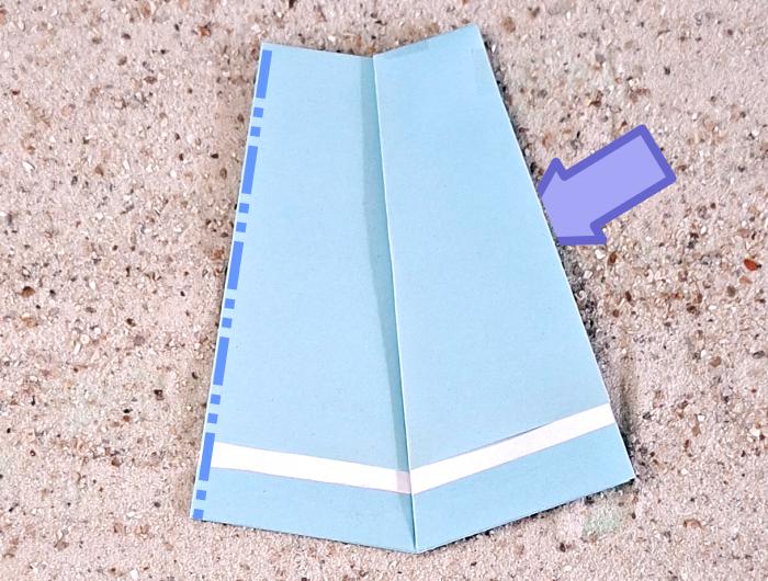 Origami poppenjurk maken