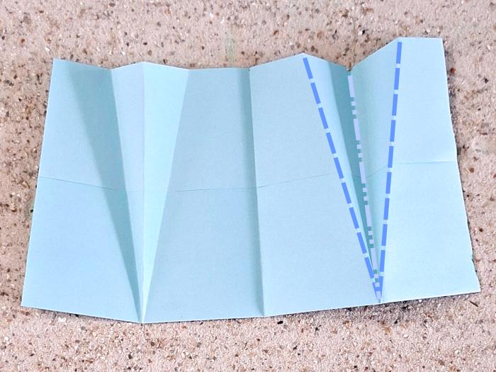 Origami poppenjurk maken