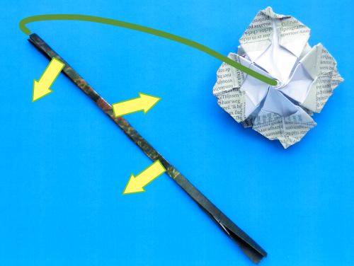 Make Newspaper Flowers Make Newspaper Flowers