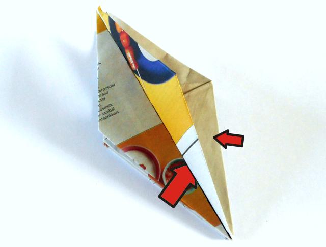 Origami spin vouwen Origami spin vouwen