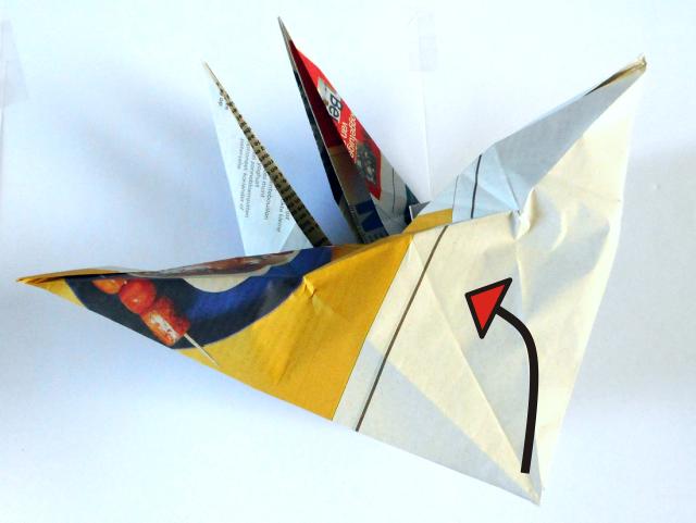 Origami spin vouwen Origami spin vouwen