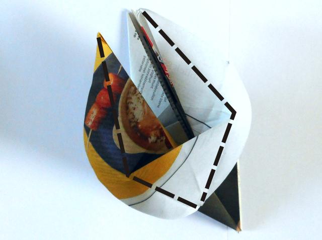 Origami spin vouwen Origami spin vouwen