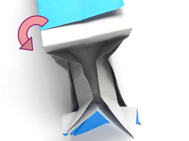 Origami bureaustoel maken