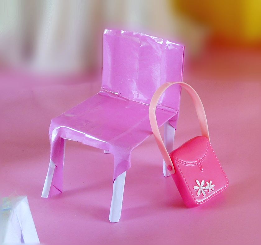 Origami stoel Origami stoel