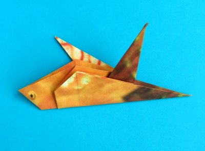 origami fish folding instructions