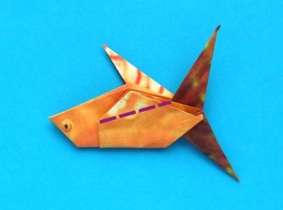 origami fish folding instructions