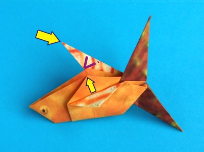 origami fish folding instructions