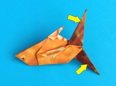 origami fish folding instructions