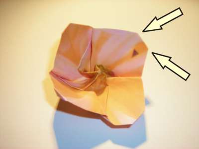 diagrammen voor een origami bloem