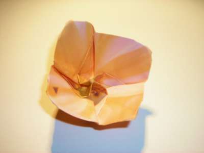 Origami bloem