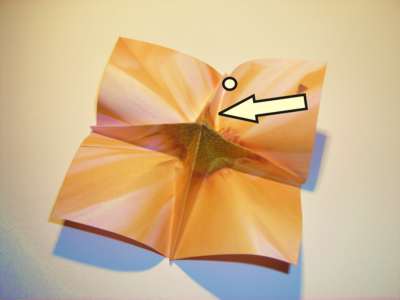 diagrammen voor een origami bloem