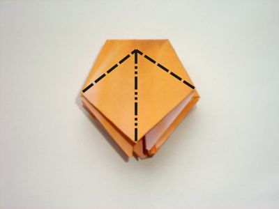 an origami flower an origami flower