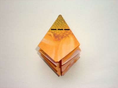 an origami flower an origami flower