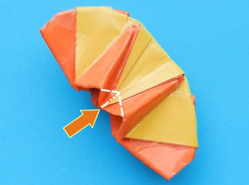 Sinaasappelschijfjes van papier maken