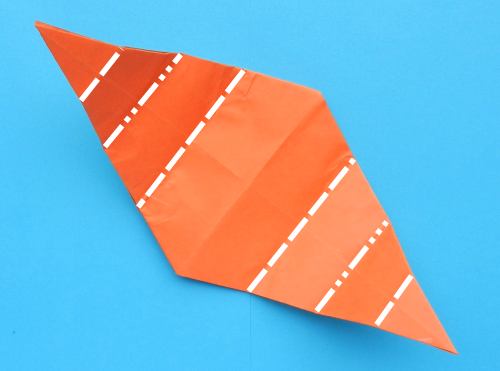 Fold paper Origami orange slices