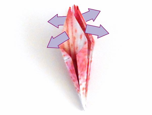 Make an Origami Oriental Lily