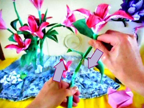 Make an Origami Oriental Lily