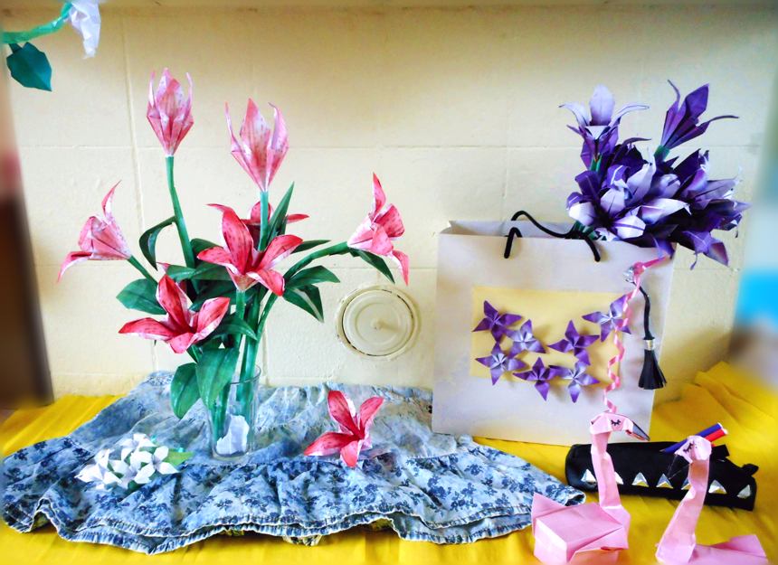 Origami flowers Origami flowers