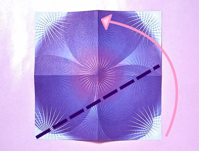 Origami bloemenjurk maken