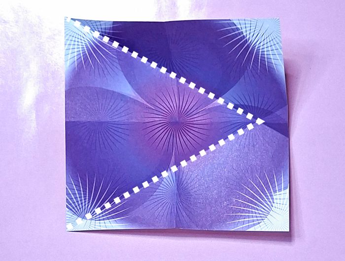 Origami bloemenjurk maken