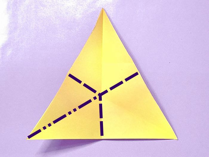 Origami bloemenjurk maken