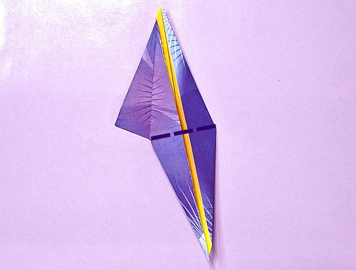 Origami bloemenjurk maken