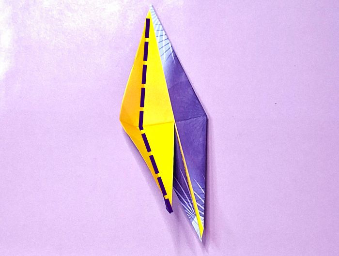 Origami bloemenjurk maken