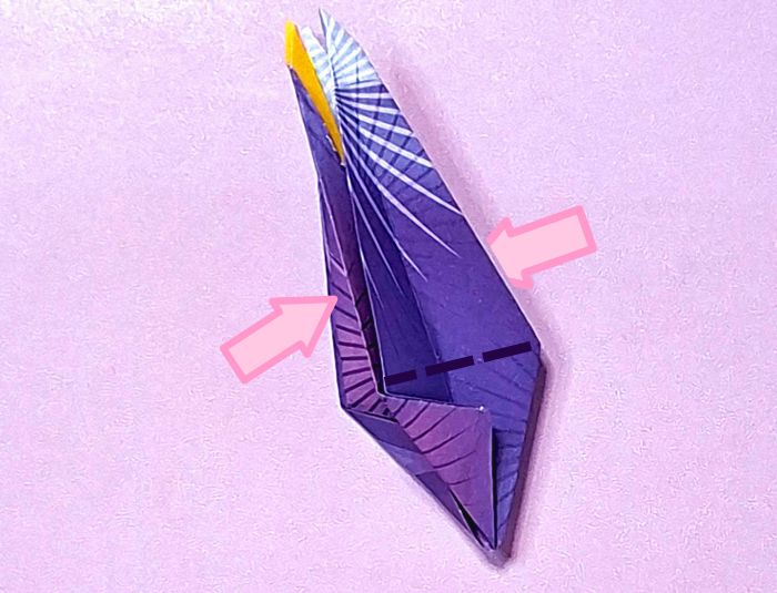 Origami bloemenjurk maken