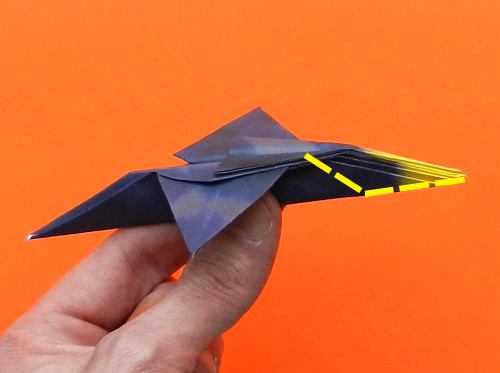 origami Ornithocheirus folding instructions