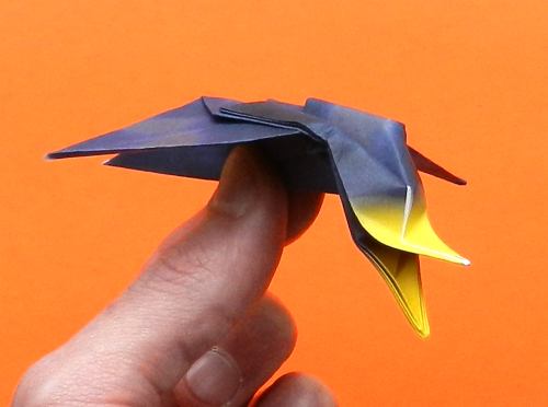 origami Ornithocheirus folding instructions