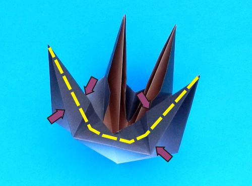 Origami Uil vouwen Origami Uil vouwen