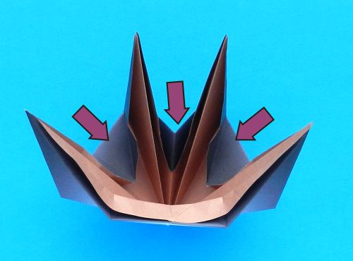 Origami Uil vouwen