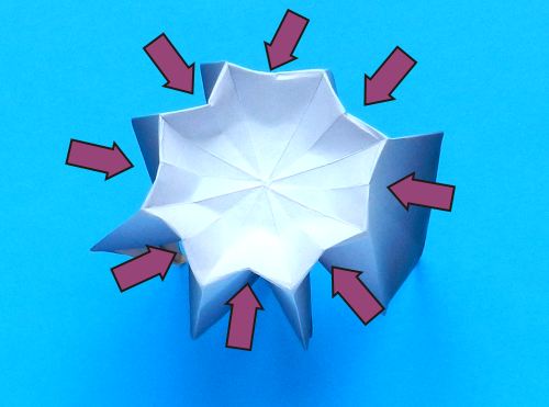 Origami Uil vouwen