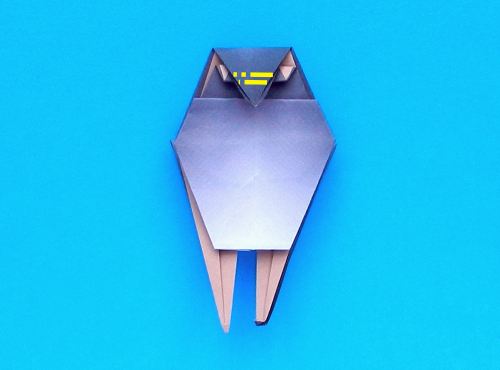 Origami Uil vouwen Origami Uil vouwen