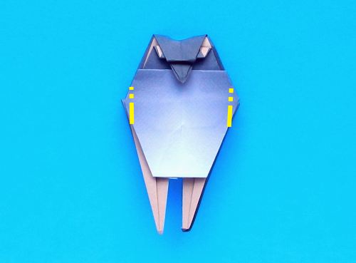 Origami Uil vouwen Origami Uil vouwen