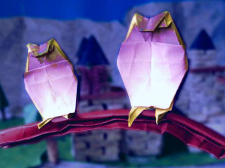 Origami Uilen Origami Uilen