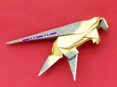 een Pachycephalosaurus Dino maken van papier een Pachycephalosaurus Dino maken van papier