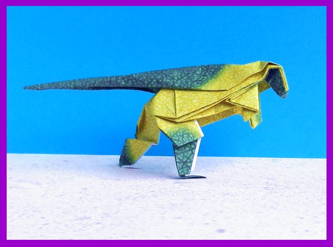 origami Pachycephalosaurus