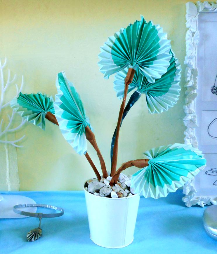Origami Palm Plant Origami Palm Plant