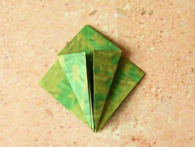 Origami palmboom vouwen Origami palmboom vouwen