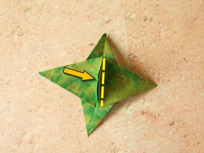 Origami palmboom vouwen