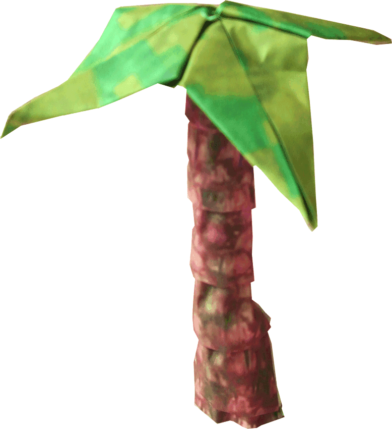 Origami Palm Tree