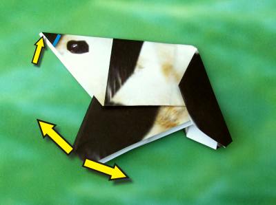 uitleg om een origami panda te vouwen uitleg om een origami panda te vouwen