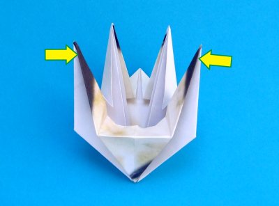 Origami Panda vouwen