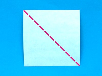 diagrams for the leaf of an origami pansy