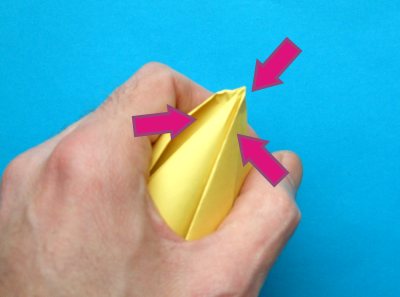 origami pansy folding instructions