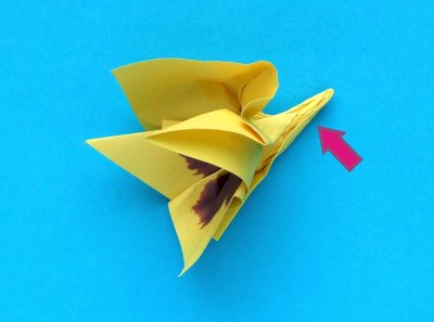 origami pansy folding instructions