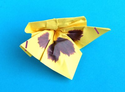 origami pansy folding instructions