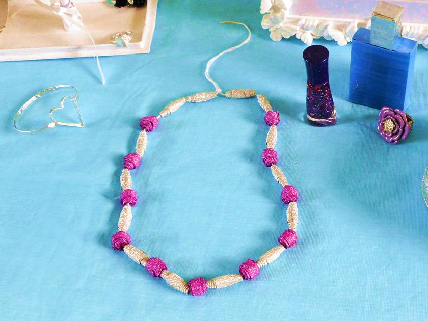 Paper Beads Necklace