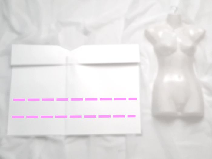 Jurk van papier maken